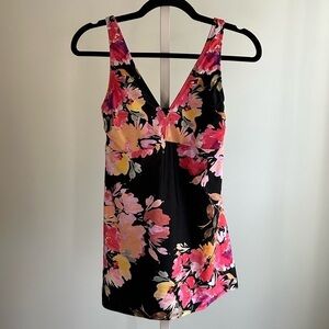 Venus Floral One Piece Swimsuit with Skirt